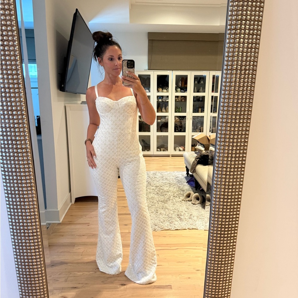NADINE MERABI White Jumpsuit